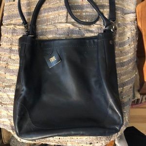 Navy Blue Frye Satchel
